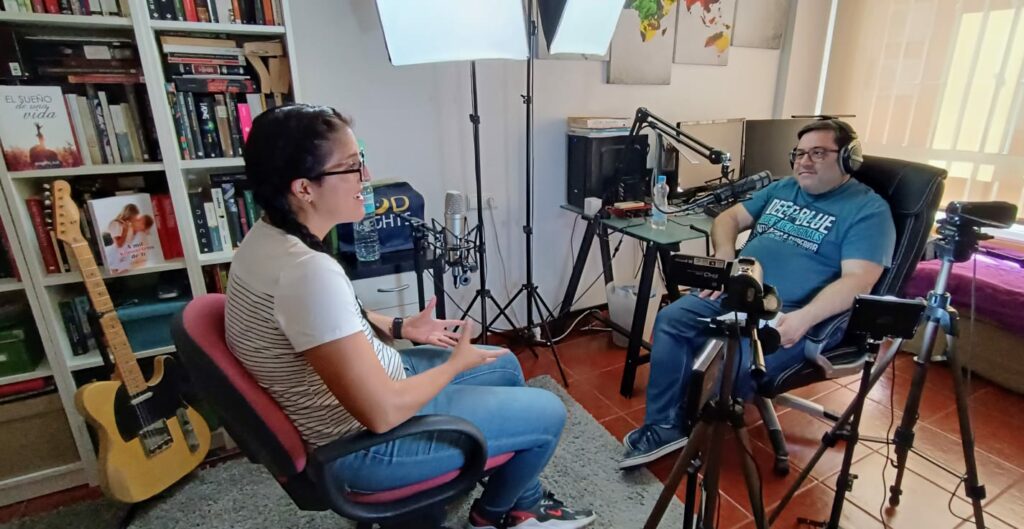 Grabación Alba Navalón y Juan Carlos García