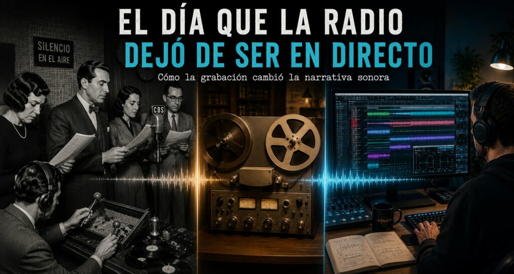 El día que la radio dejó de ser en directo